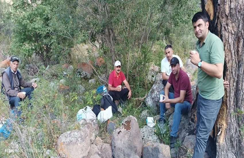 Doğa yürüyüşünde stres attılar