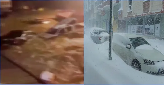 Ardahan “Kar ve fırtınaya” Artvin ise “sele” teslim oldu