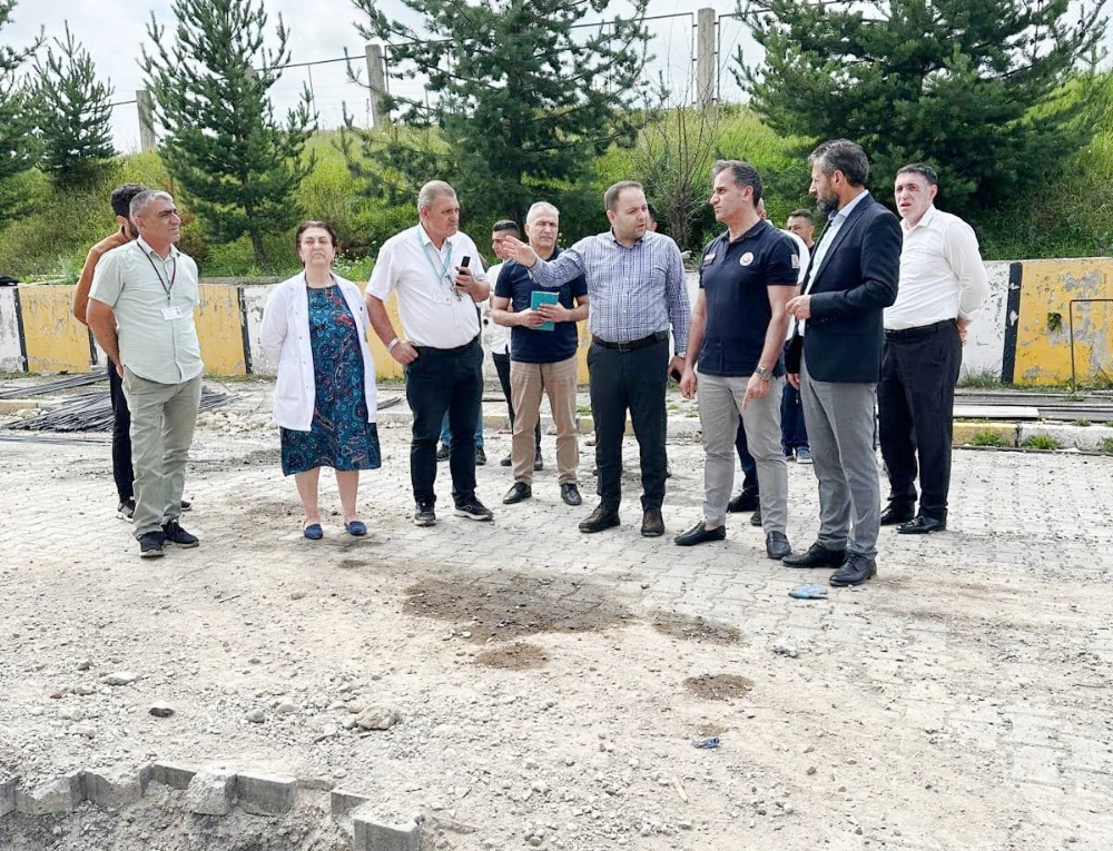 Milletvekili Kaan Koç, Anjiyo Ünitesi inşaatını İnceledi