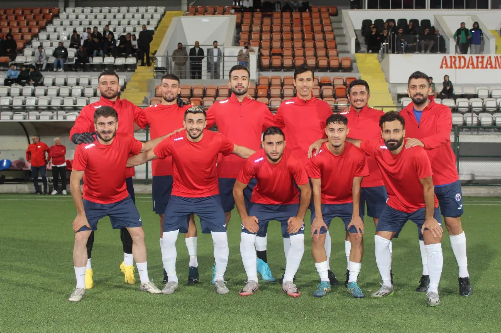 Serhat Ardahanspor hazırlık karşılaşmasında gol oldu yağdı