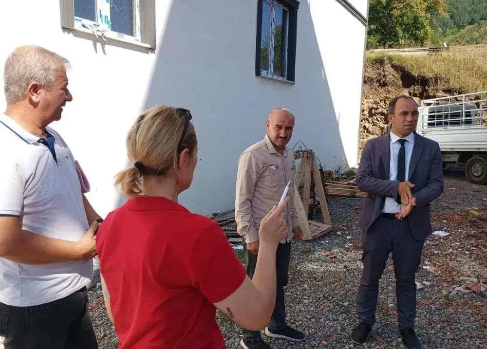 Başkan Demirci, ilçedeki inşaatları yerinde inceledi