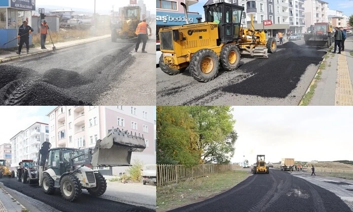 Ardahan Belediyesi Asfalt Çalışmalarını Sürdürüyor
