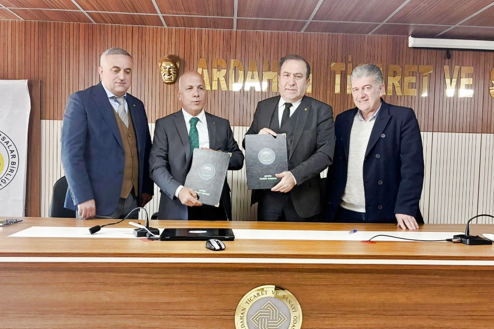 ATSO ile Artvin Ticaret Borsası Arasında Kardeş Oda Protokolü İmzalandı