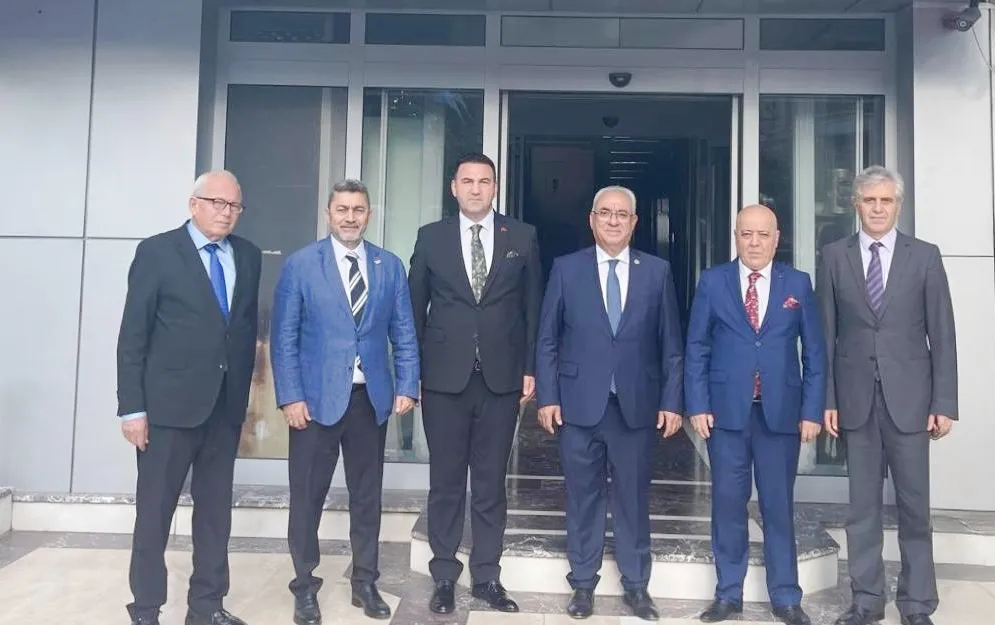 TÜMKON Heyetinden DSP Genel Başkanı Mehmet Önder Aksakal’a Ziyaret