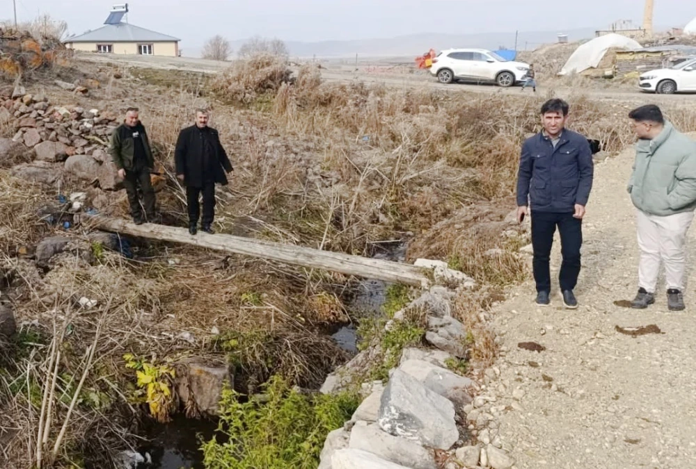 Göle’de Kuytuca Dere Islahı Çalışmaları Yerinde İncelendi