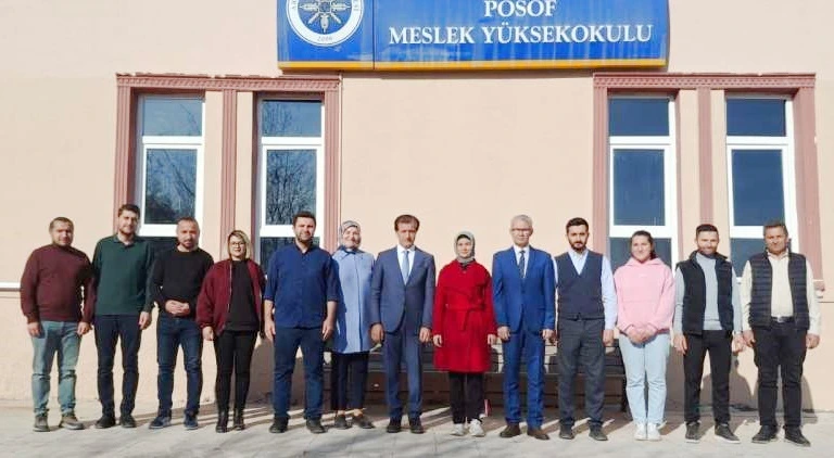 Rektör Emiroğlu Posof Meslek Yüksekokulu’nu Ziyaret Etti