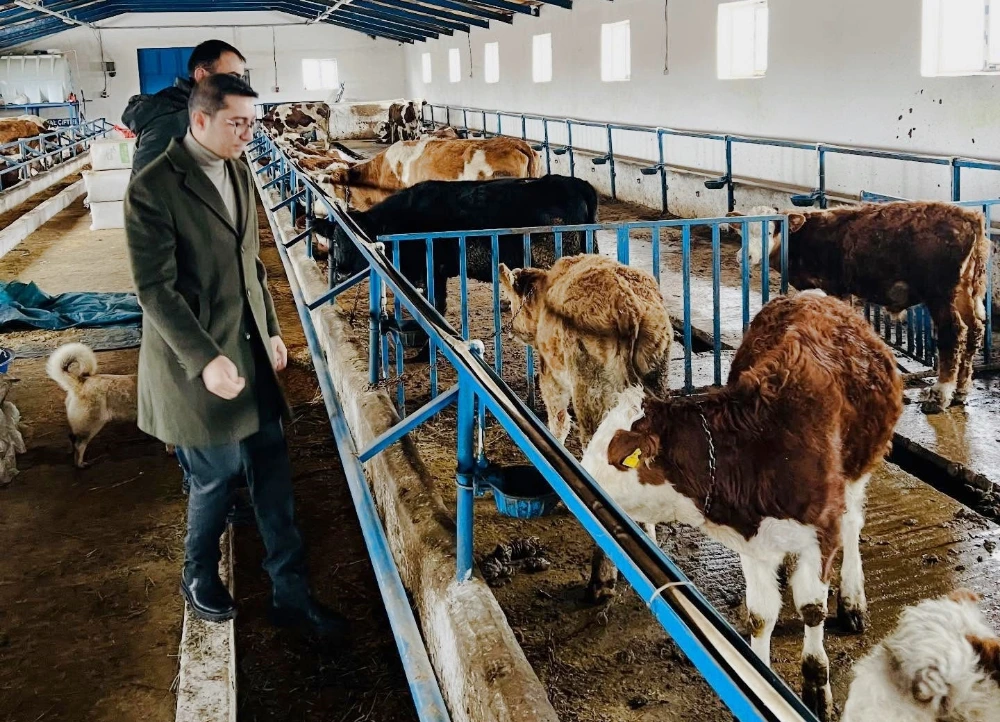 Damal’da Örnek Hayvancılığa Belediye Başkanı’ndan Destek