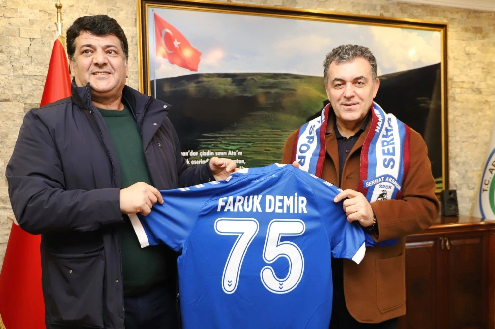 Serhat Ardahan Spor’dan Başkan Demir’e ziyaret