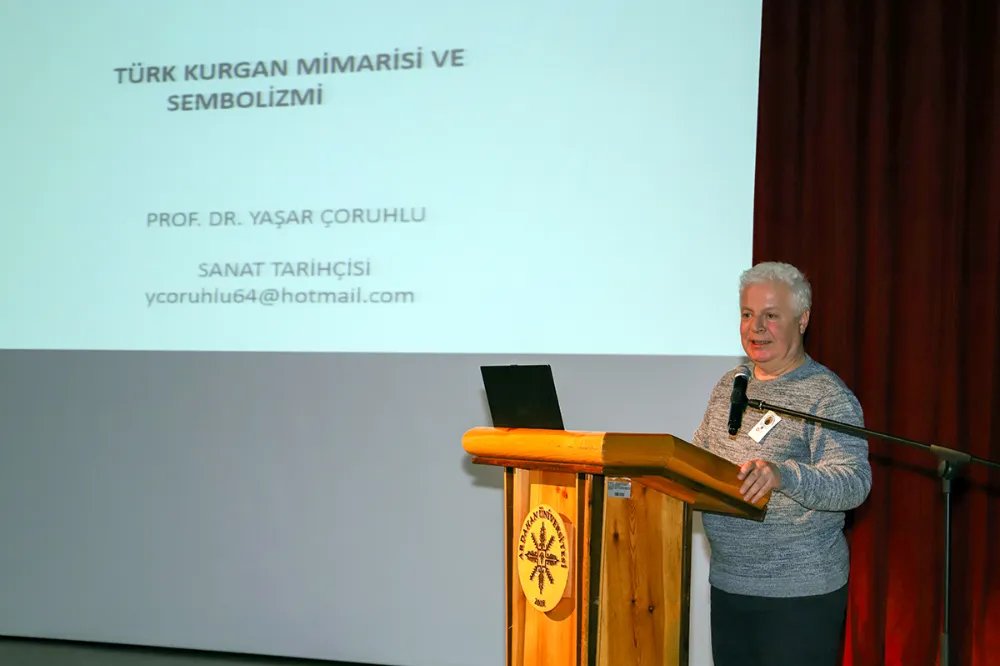 Türk Kurgan Mimarisi ve Sembolizmi konulu konferans büyük ilgi gördü