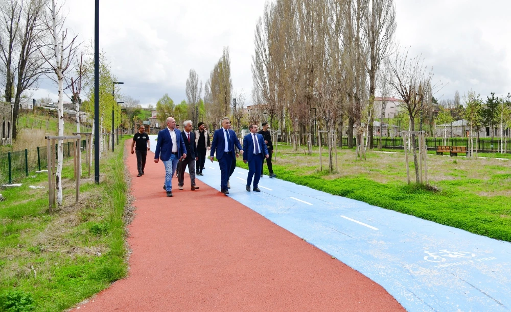 Vali Hayrettin Çiçek Millet Bahçesi’nde İncelemelerde Bulundu