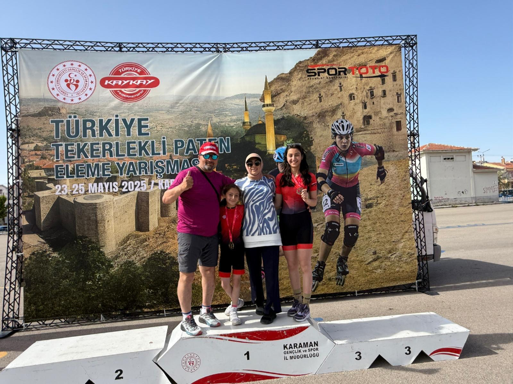 Türkiye Tekerlekli Paten Eleme Yarışması’nda 2 Altın, 2 Gümüş madalya